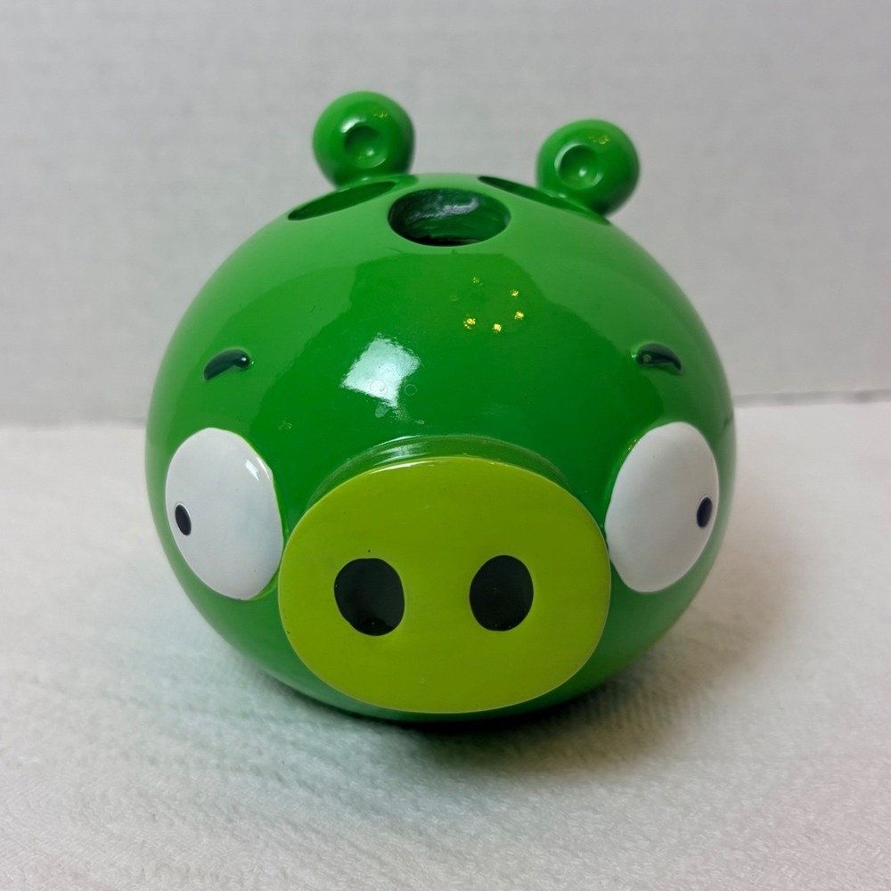 Angry Birds Green Pig Ceramic Toothbrush Holder Pen Organizer Rovio 2012